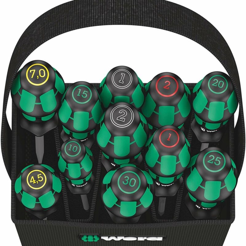 Set surubelnite WERA, 11 bucati, Kraftform 2GO-300