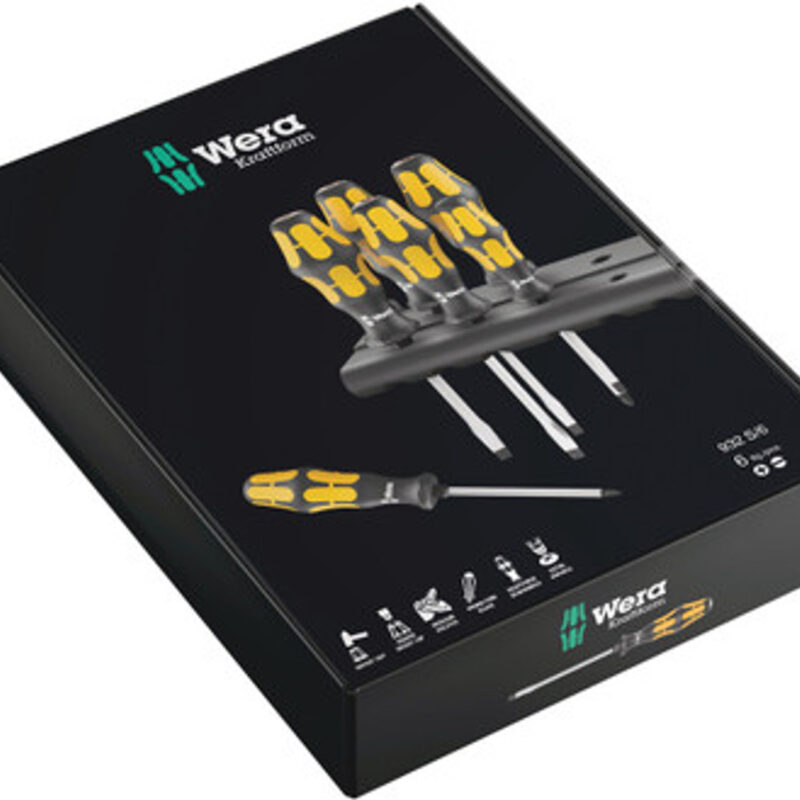 Set surubelnite WERA, 6 bucati Rack