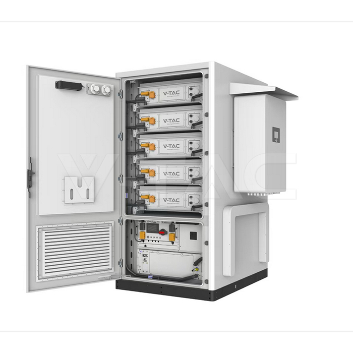 Sistem Acumulatori 261kWh OLITER HIGH VOLTAGE IP65 - RACIRE CU LICHID + Invertor DEYE 80kW SUN-80K-SG02HP3-EU-EM6