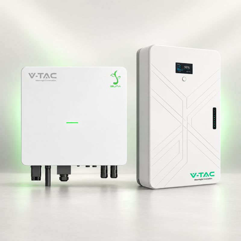ELM Drone V1 2 Kit V-TAC iSuna 6000S 6 kW cu acumulator V-TAC 14,33 kWh Slim