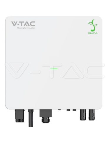 KIT Invertor Hibrid V-TAC Isuna 6000S 6kW Monofazat + Acumulator V-TAC 5,12 kWh
