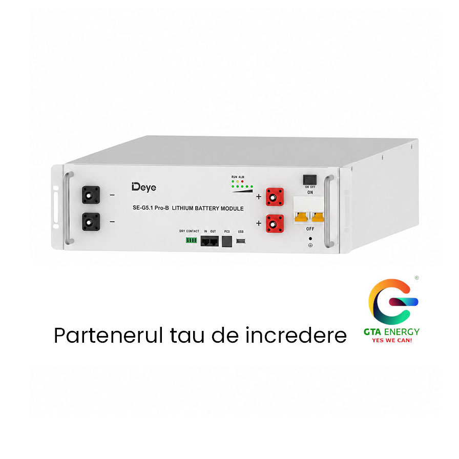 baterie-v-tac-14-33-kwh-lifepo4-vt-14033-031 Acumulator Deye SE-G5.1 Pro-B 5.12 kWh Low Voltage